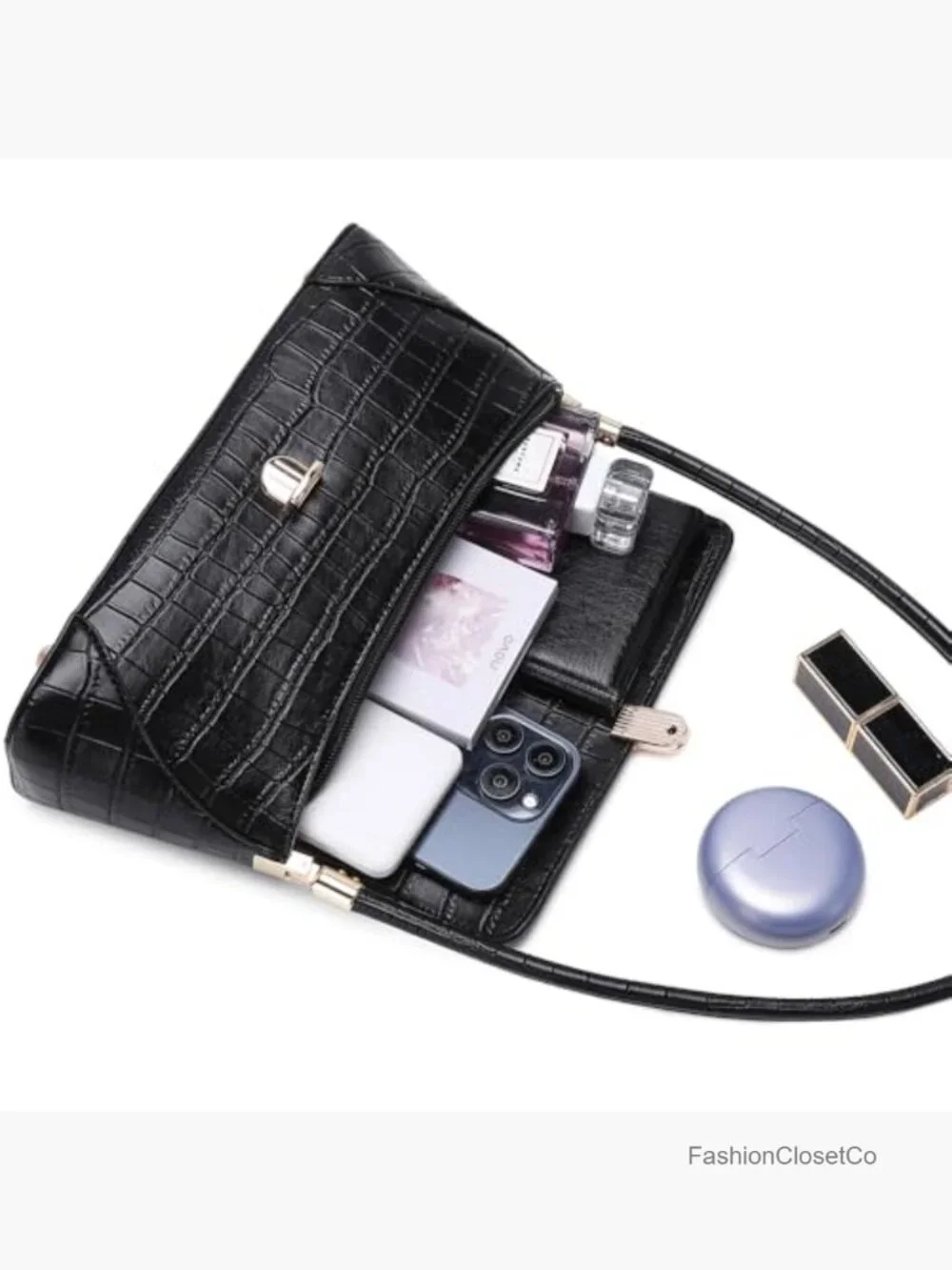 Vintage Hobo Shoulder Bag Women PU Leather Tote Handbag Mini Clutch Purse